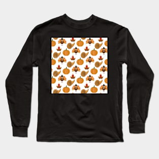 Thanksgiving Print Long Sleeve T-Shirt